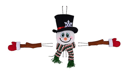 3 Piece 17 Inch Traditional Snowman Decor Kit