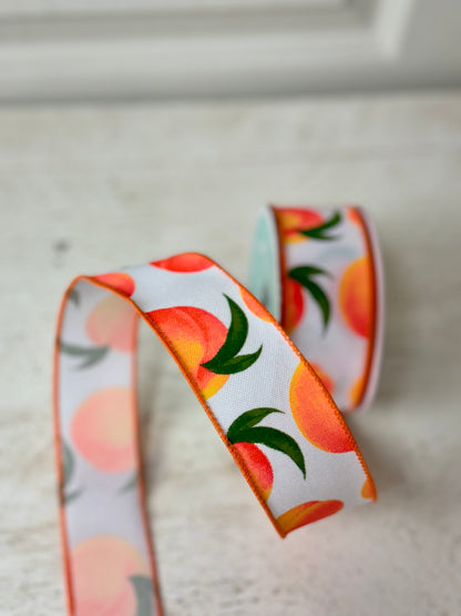 1.5 Inch By 10 Yard Peaches Ribbon