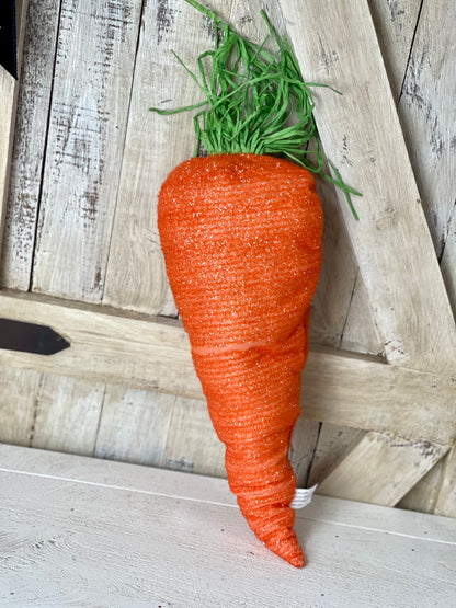 24 Inch Fabric Carrot Wreath Attachment