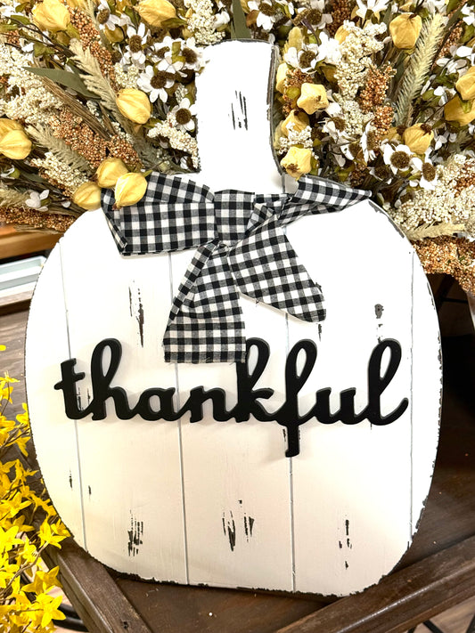 Easel Pumpkin Decor 3 Styles