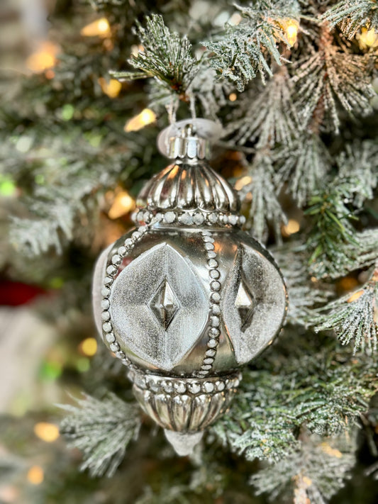 7 Inch Pewter Antique Finial Ornament