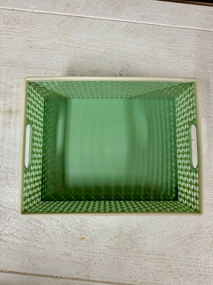 Green And White Storage Container