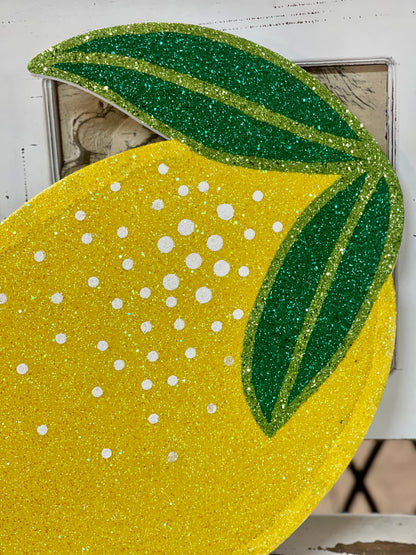 Yellow Glittered Eva Lemon