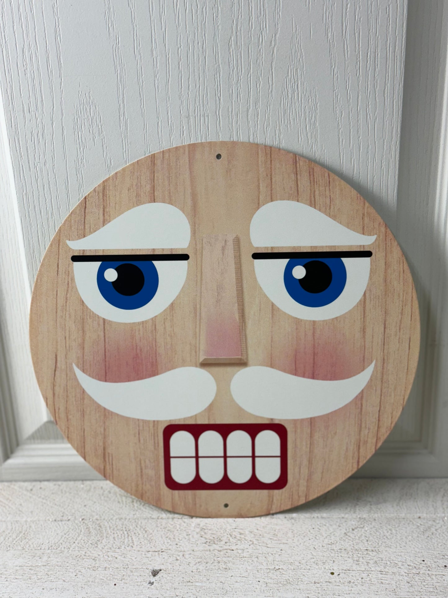 12 Inch Tan Nutcracker Face Sign