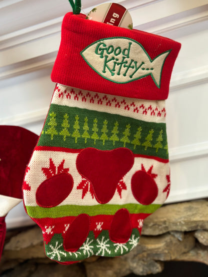 Good Kitty Holiday Stocking