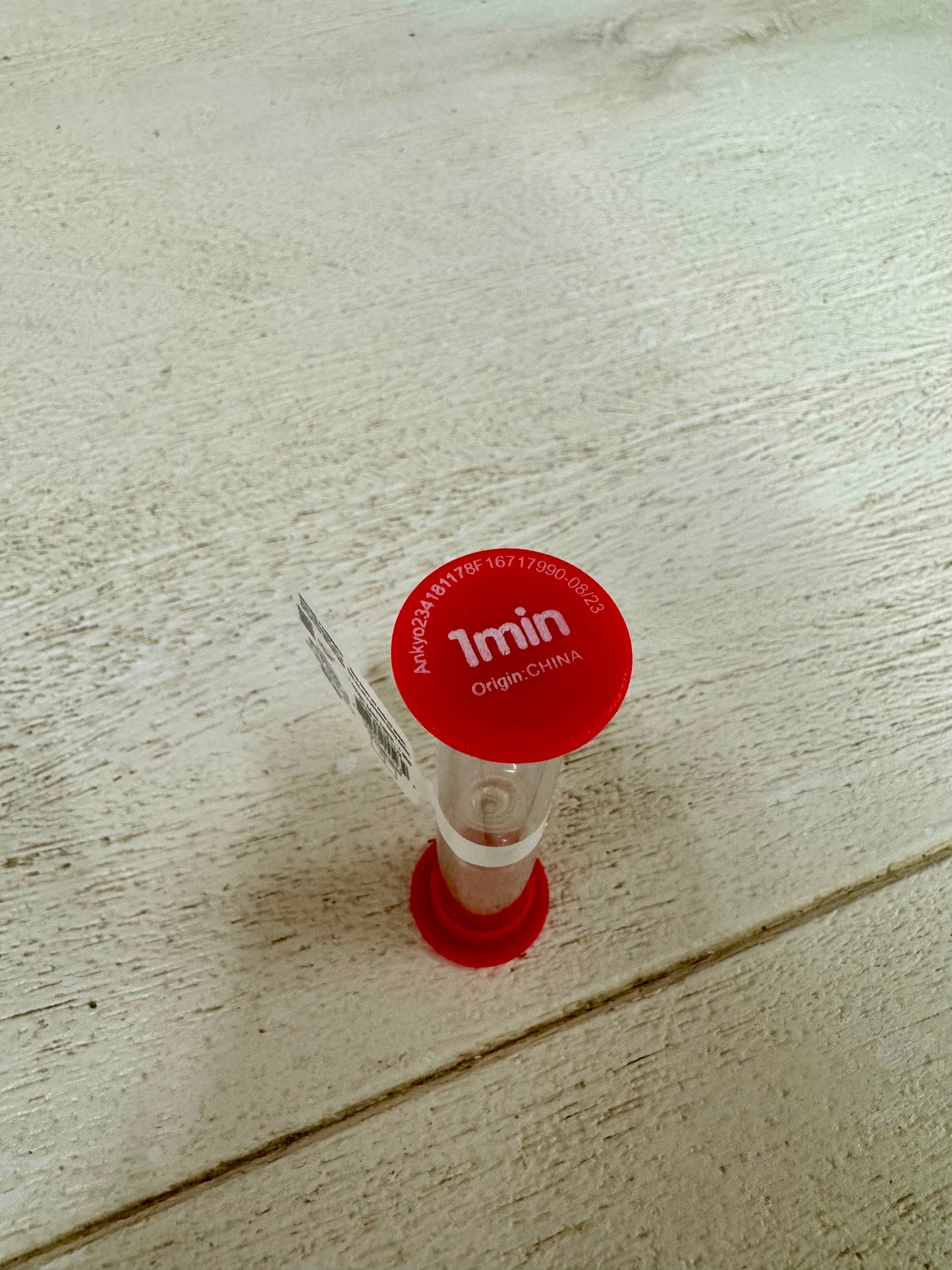 One Minute Red Sand Timer