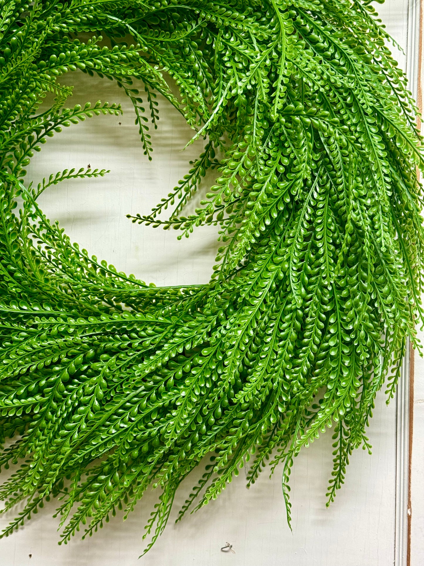 22 Inch Green Bead Grass Wreath