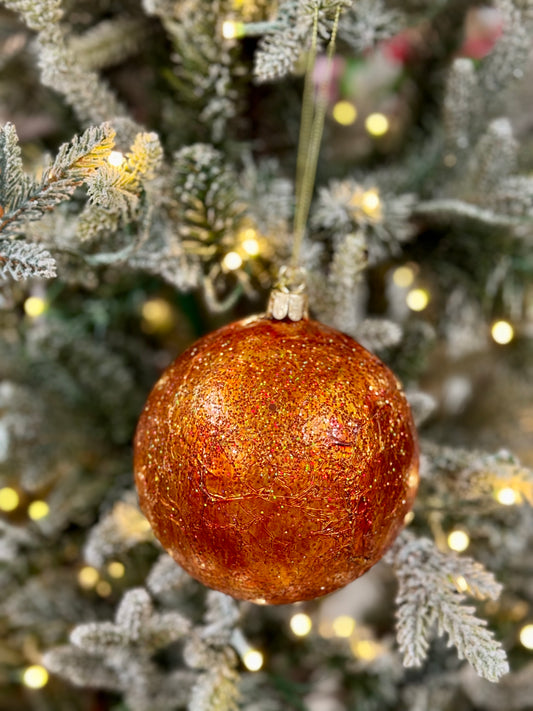 5 Inch Copper Foil Ornament Ball