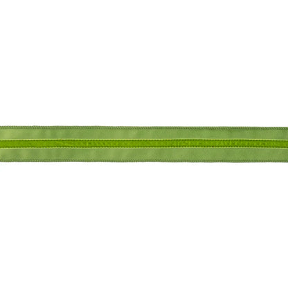 1.5 Inch By 10 Yard Green On Green Velvet Ribbon