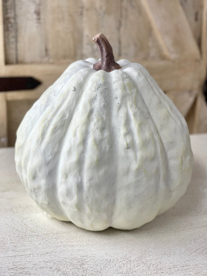 Cream Ceramic Gourd Pumpkin