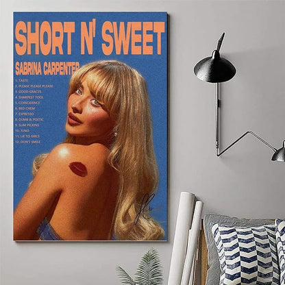 Sabrina Carpenter Short N Sweet Album Cover Poster