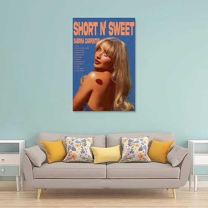 Sabrina Carpenter Short N Sweet Album Cover Poster