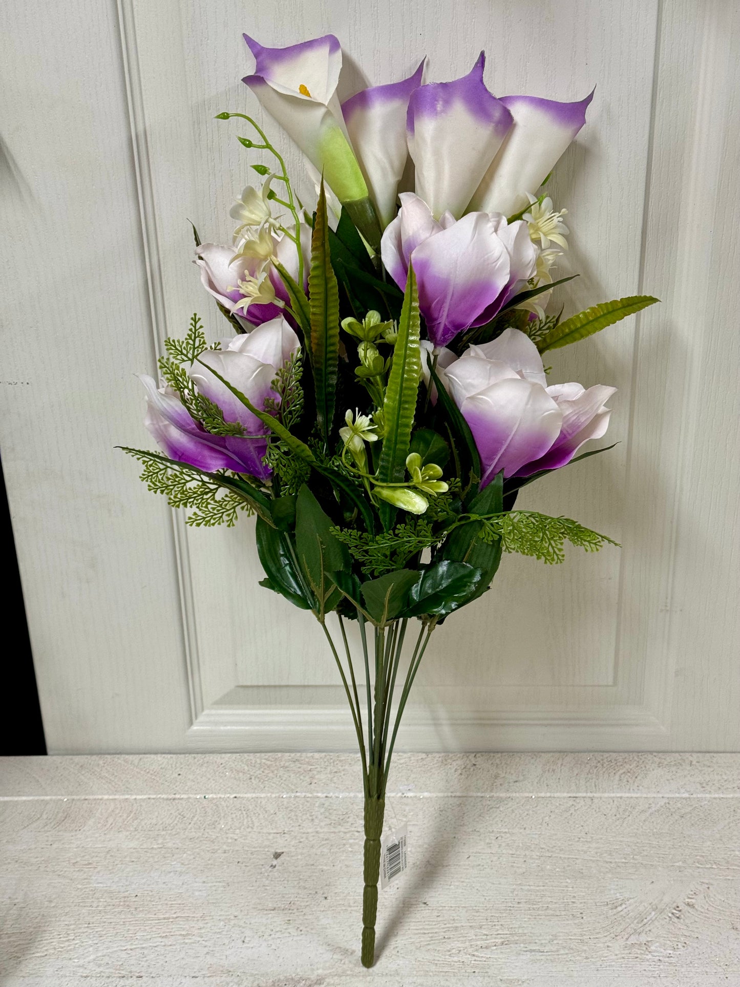 25 Inch Lavender Magnolia And Calla Lily Bush