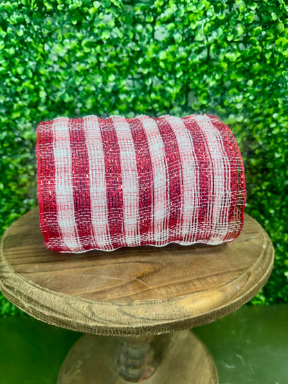 6 Inch by 20 Yard Tartan Plaid Glamour Designer Netting