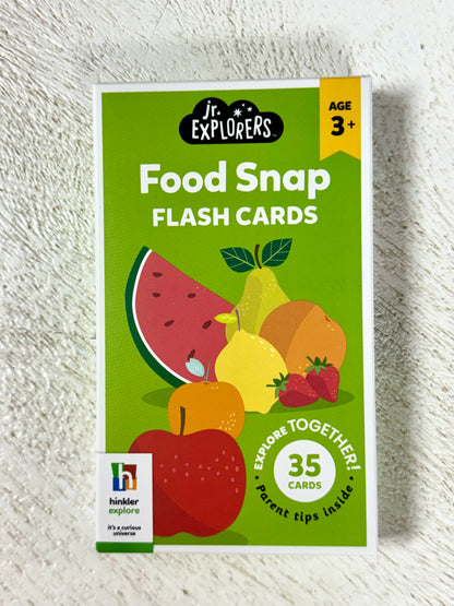 Jr. Explorers Food Snap Flash Cards