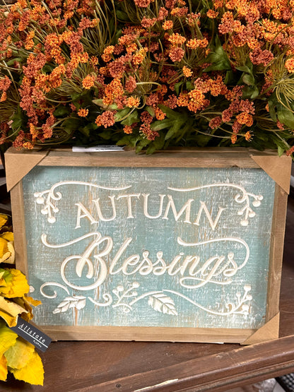 Wood Harvest Engraved Sign Two Styles