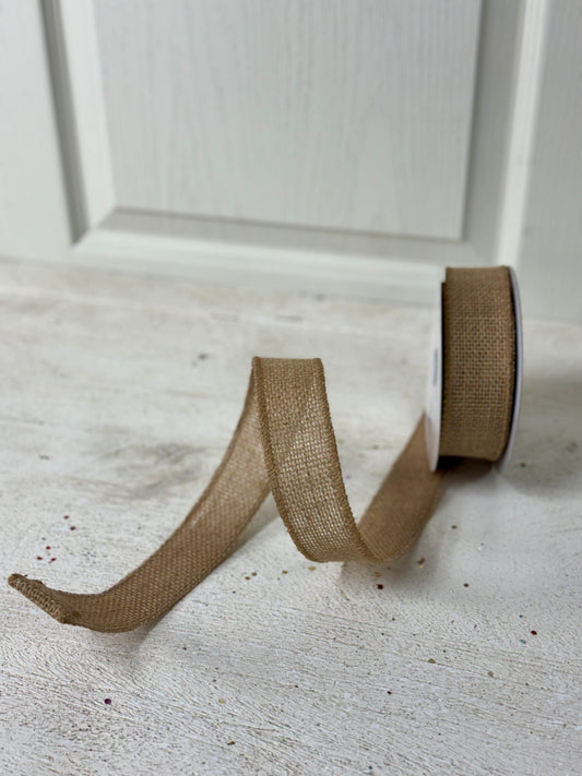 1.5 Inch By 10 Yards Natural Burlap Ribbon