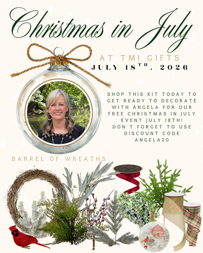 Christmas In July Barrel Of Wreaths Kit