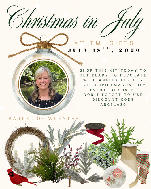 Christmas In July Barrel Of Wreaths Kit
