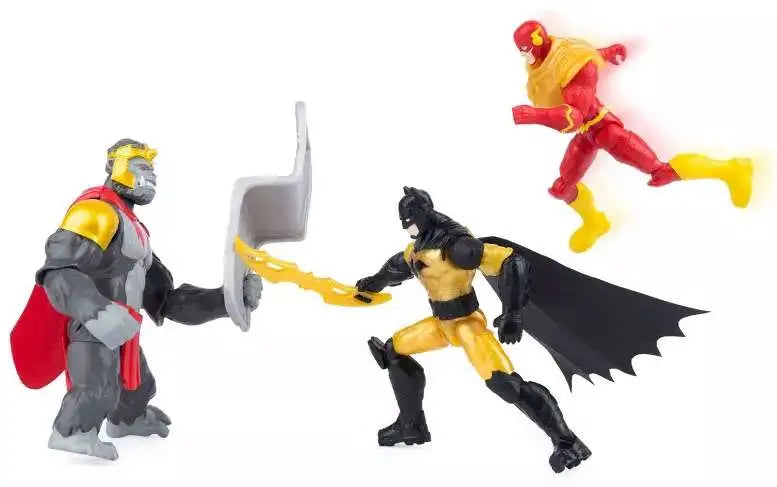 Batman DC Gotham City Train Station Havoc: Batman and The Flash vs Gorilla Grodd Battle Pack
