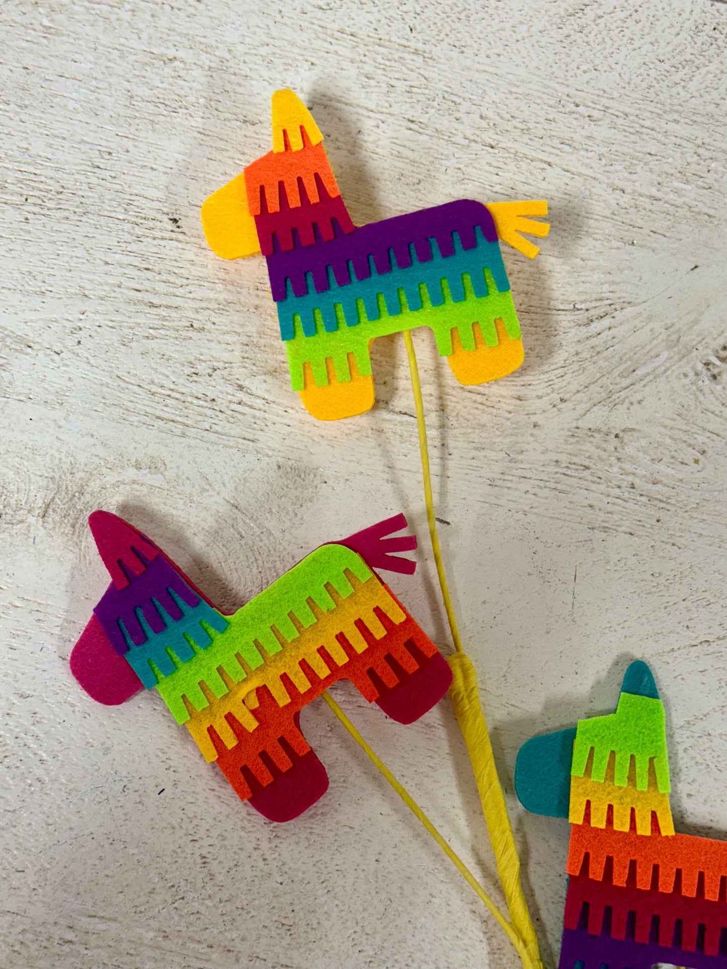 30 Inch Felt Donkey Pinata Spray