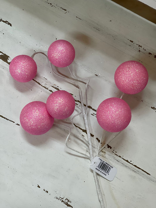 Pink Glitter Ball Spray