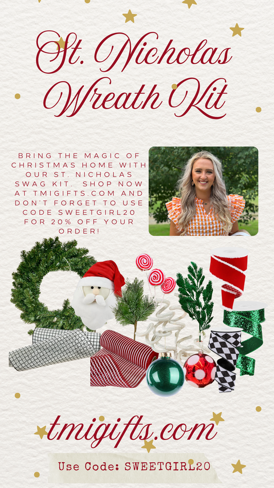 St. Nicholas Wreath Kit By Sweet Girl Design Co