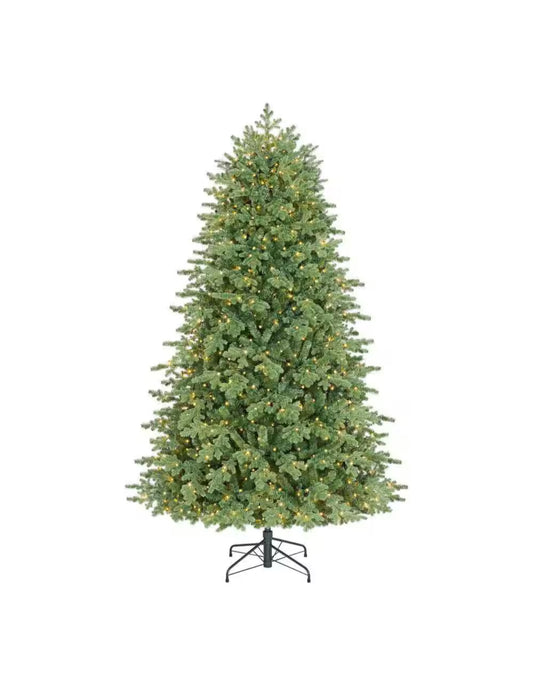 Home Accents Holiday 7.5 Foot Montrose Douglas Fir LED Pre-Lit Artificial Christmas Tree Open Box