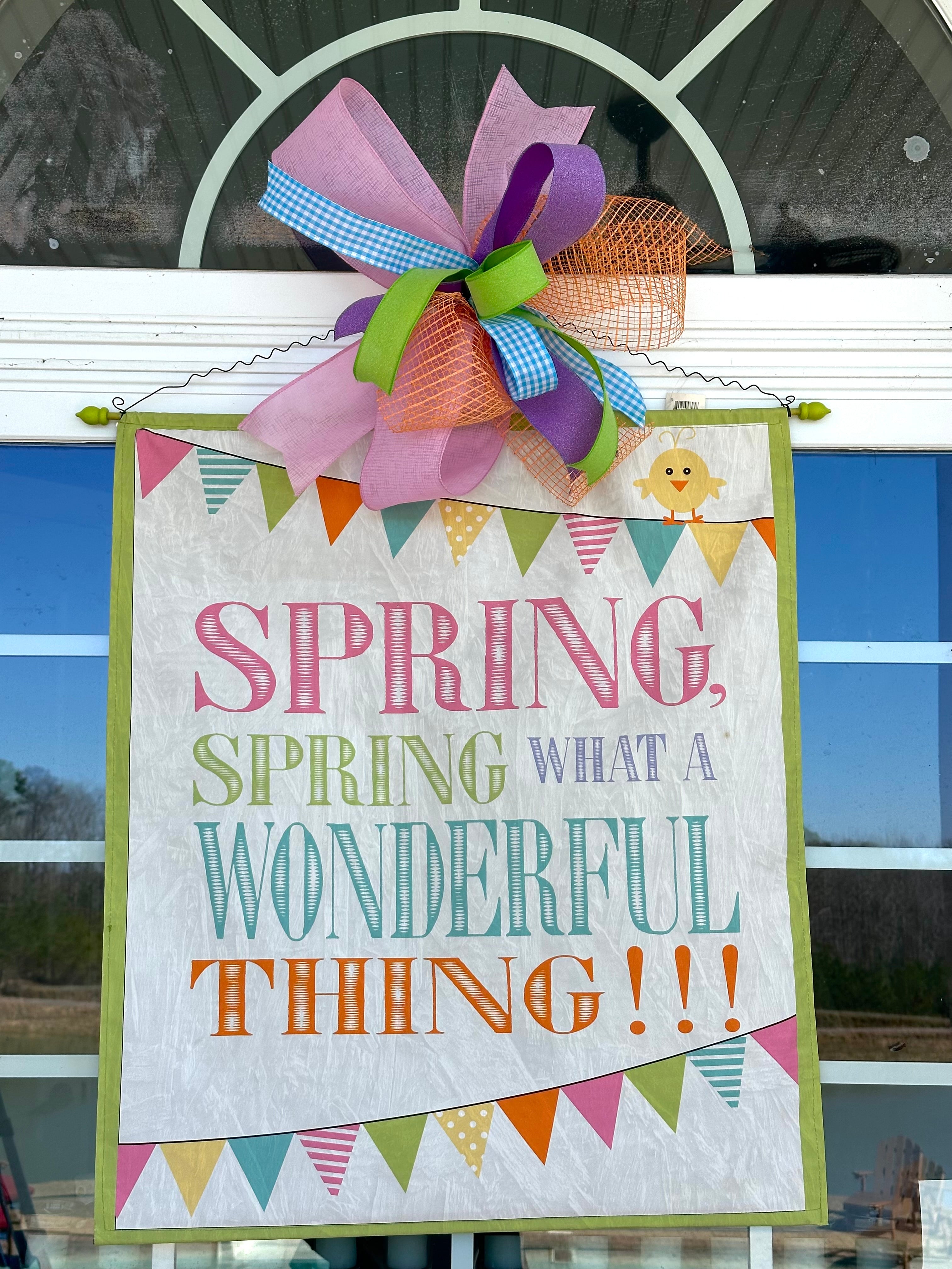 30 Inch Spring Wall Canvas Banner – TMIGifts