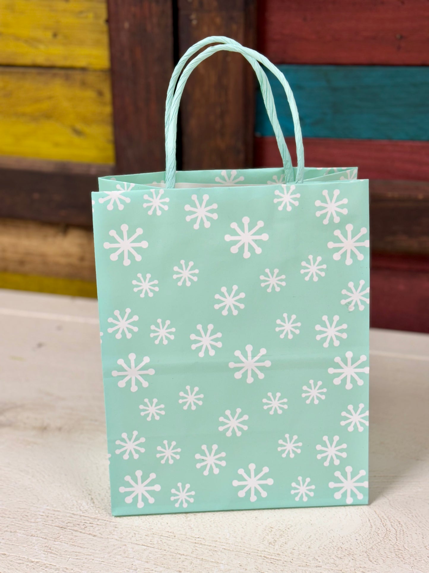 Spritz Snowflake Gift Bag