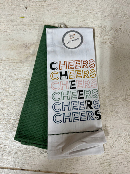 Cheers Two Pack Of Dish Towels