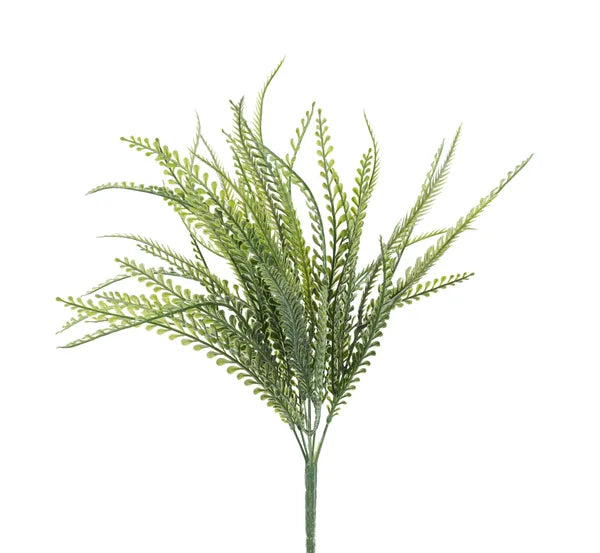 17.5 Inch TT Green Bead Grass Bush