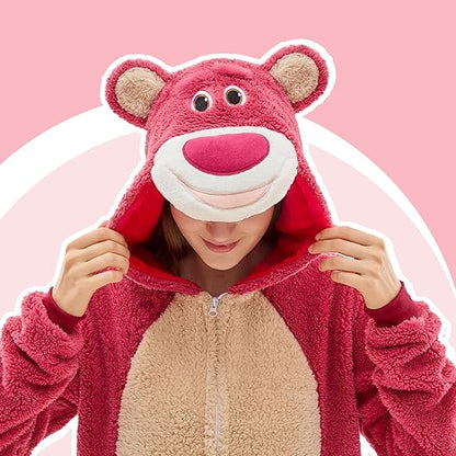 Kids Onesie Pajamas Sherpa Bear One Piece Cosplay Costume