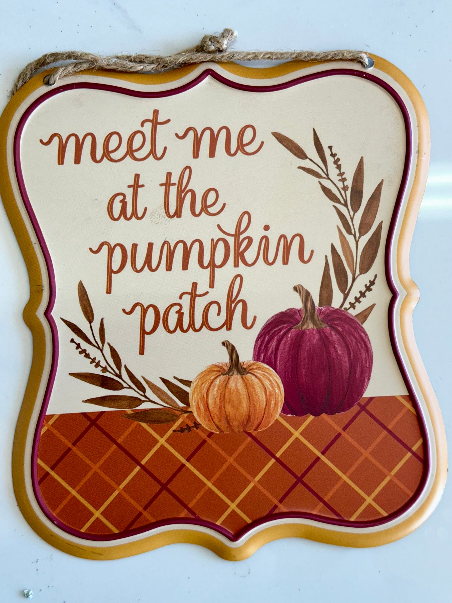 Fall Metal Sign Three Styles