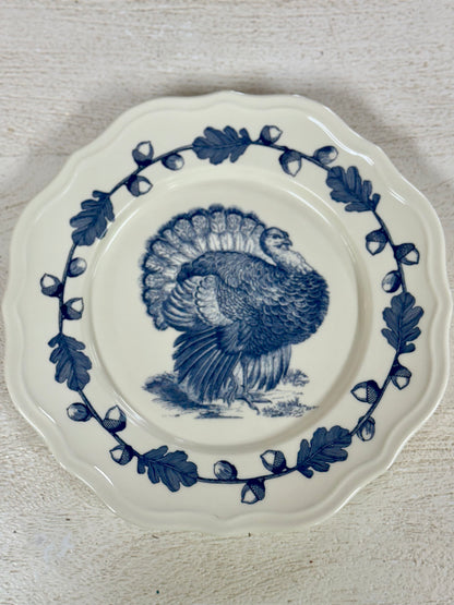 10 Inch Turkey Melamine Scalloped Plate Four Colors