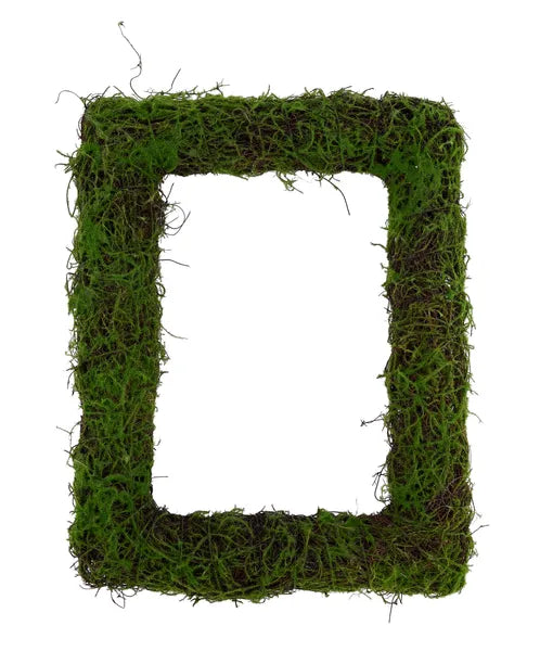 19 Inch Rectangle Moss And Vine Wreath