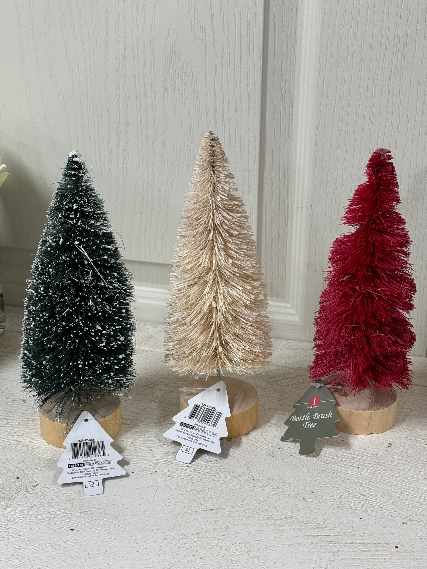 Large Bottle Brush Trees Three Styles