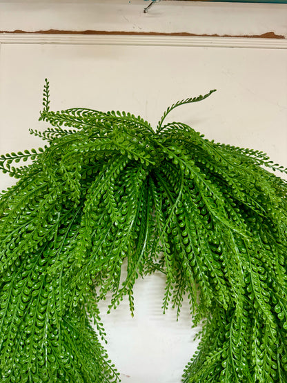 26 Inch Oval Bead Grass Wreath