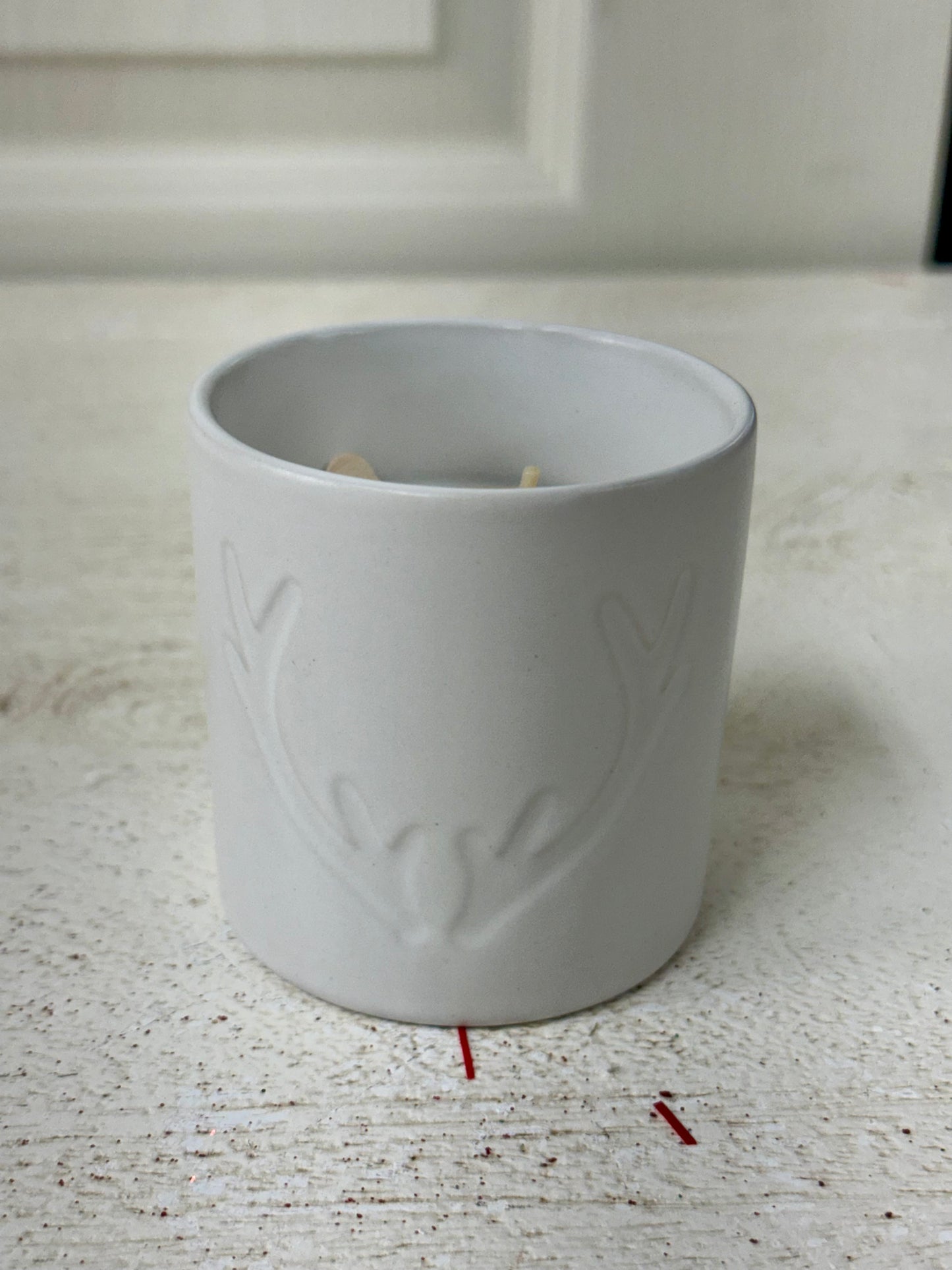 Amber Sandalwood Tree Antler Candle