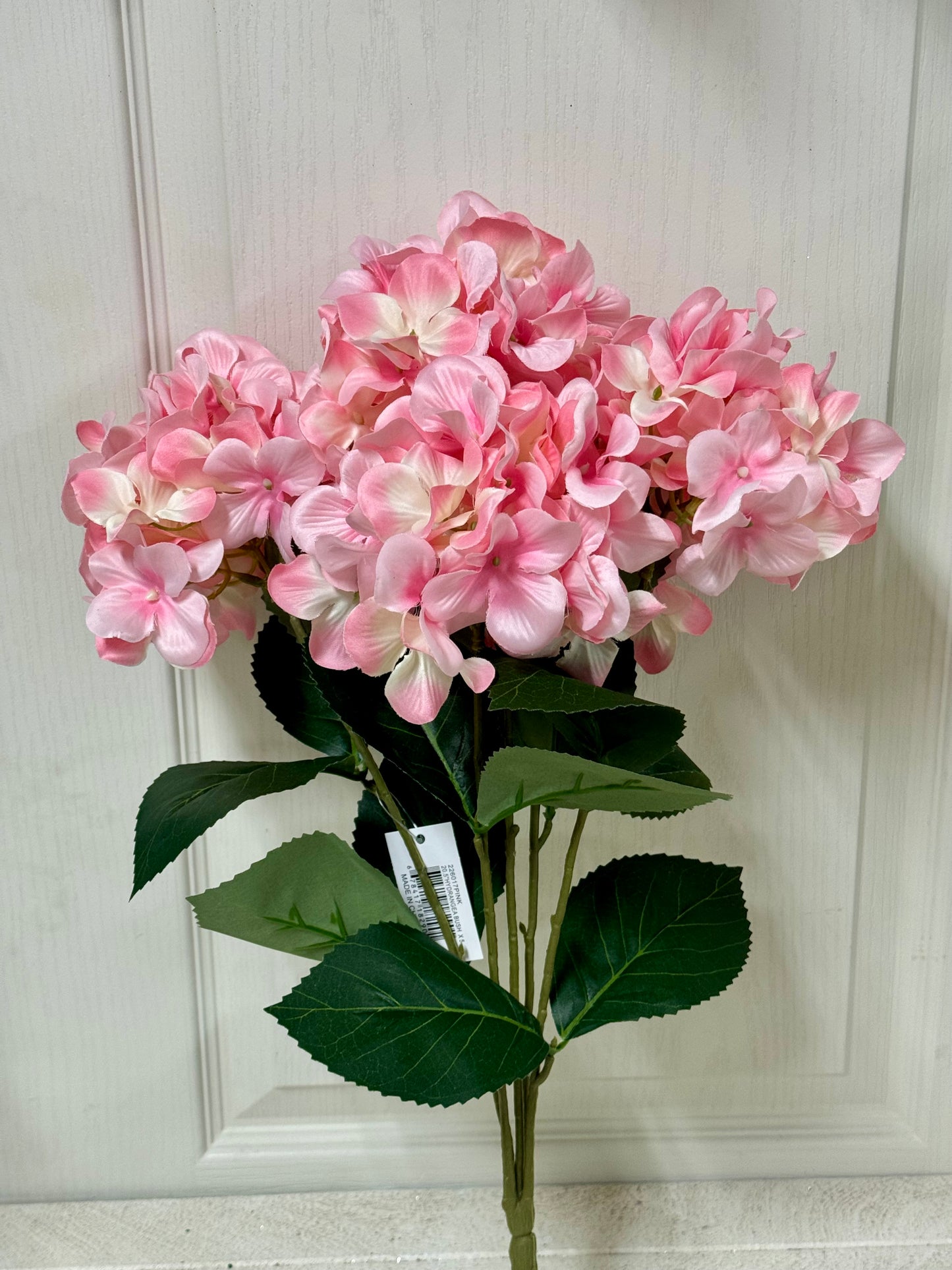 20.5 Inch Pink Hydrangea Bush