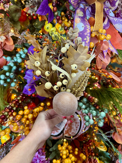 14 Inch Fall Mushroom Berry Pick