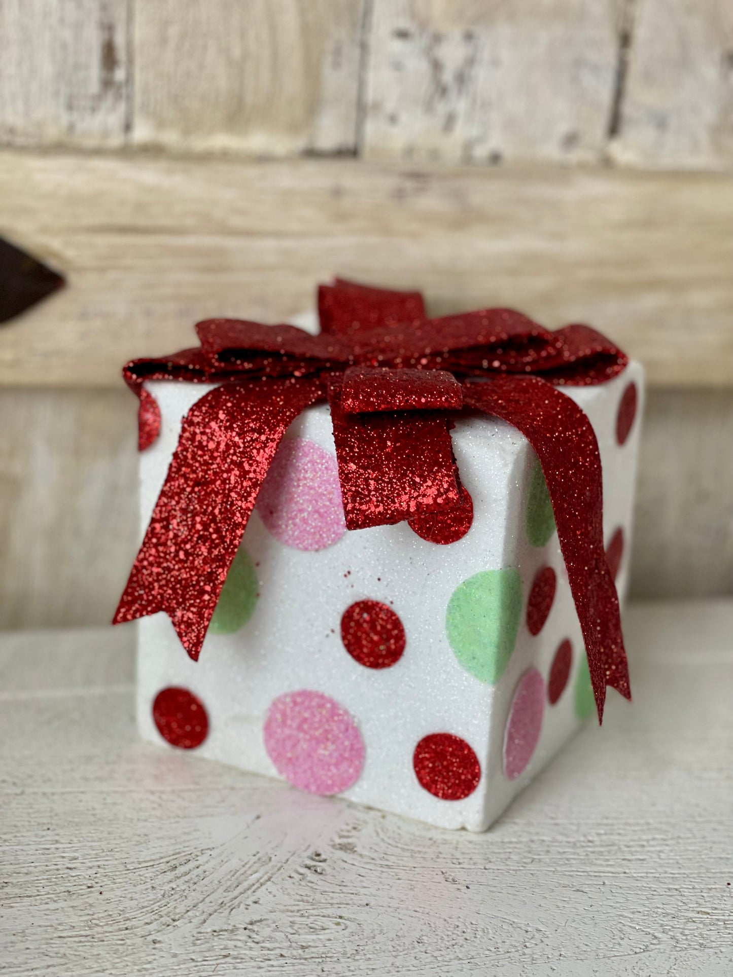 Red Pink And Green Polka Dot And Stripes Packages Two Assorted Styles
