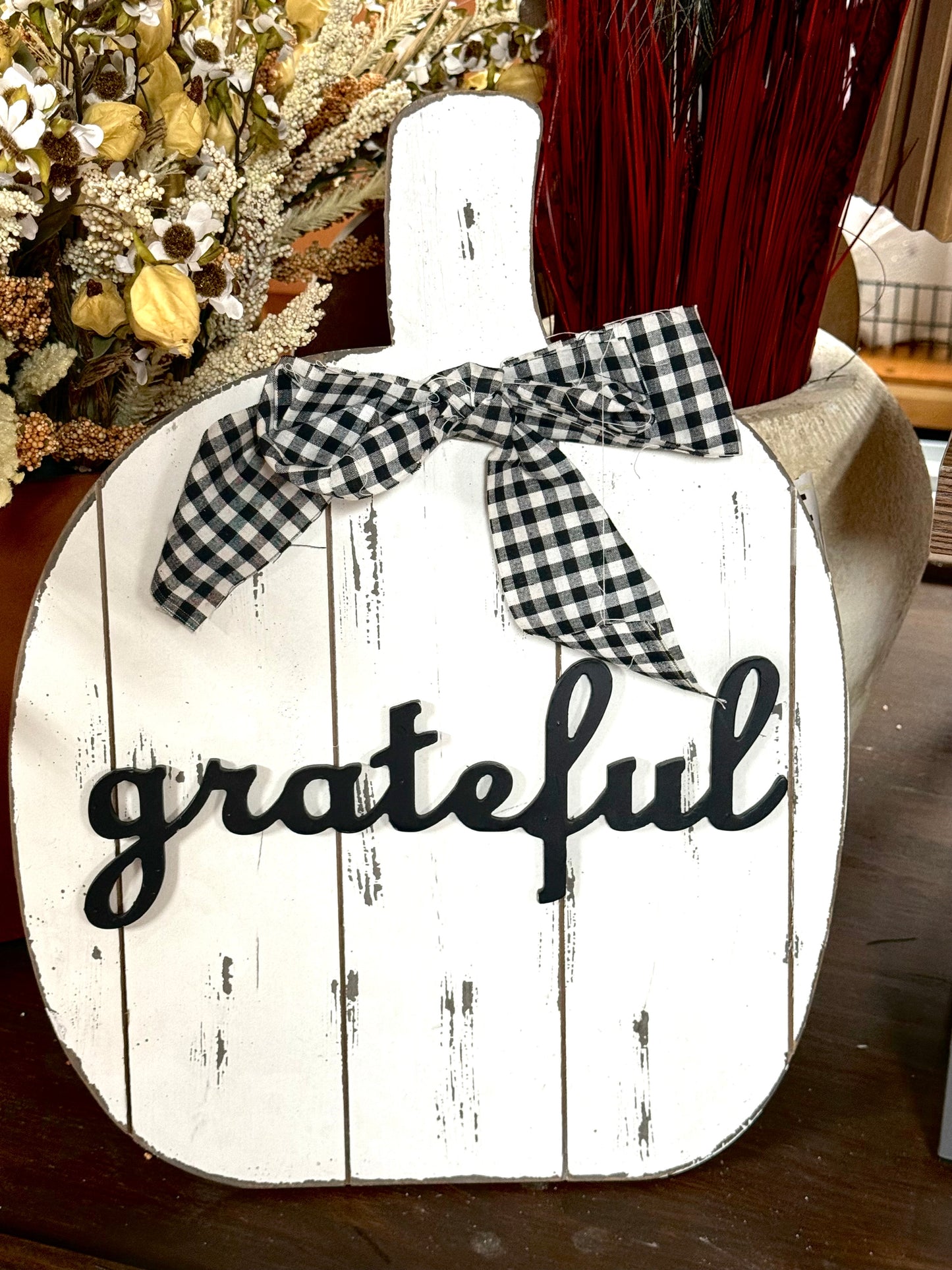 Easel Pumpkin Decor 3 Styles