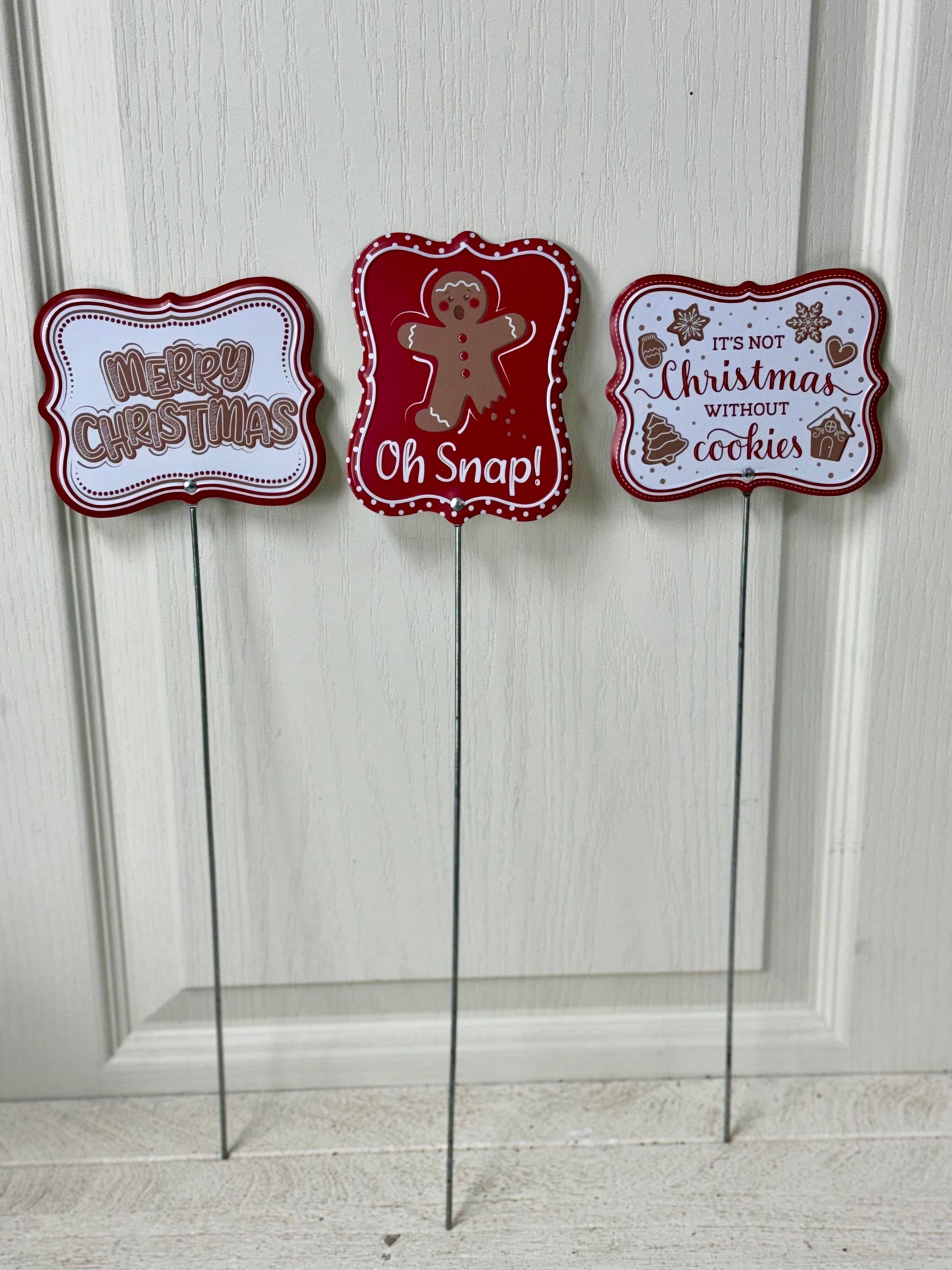 16 Inch Gingerbread Sign Pick