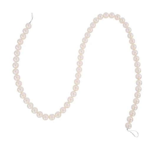 6 Foot Small Ivory Pearl Garland