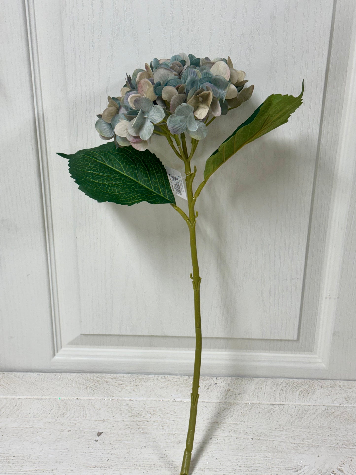 18 Inch Grey And Blue Hydrangea Stem