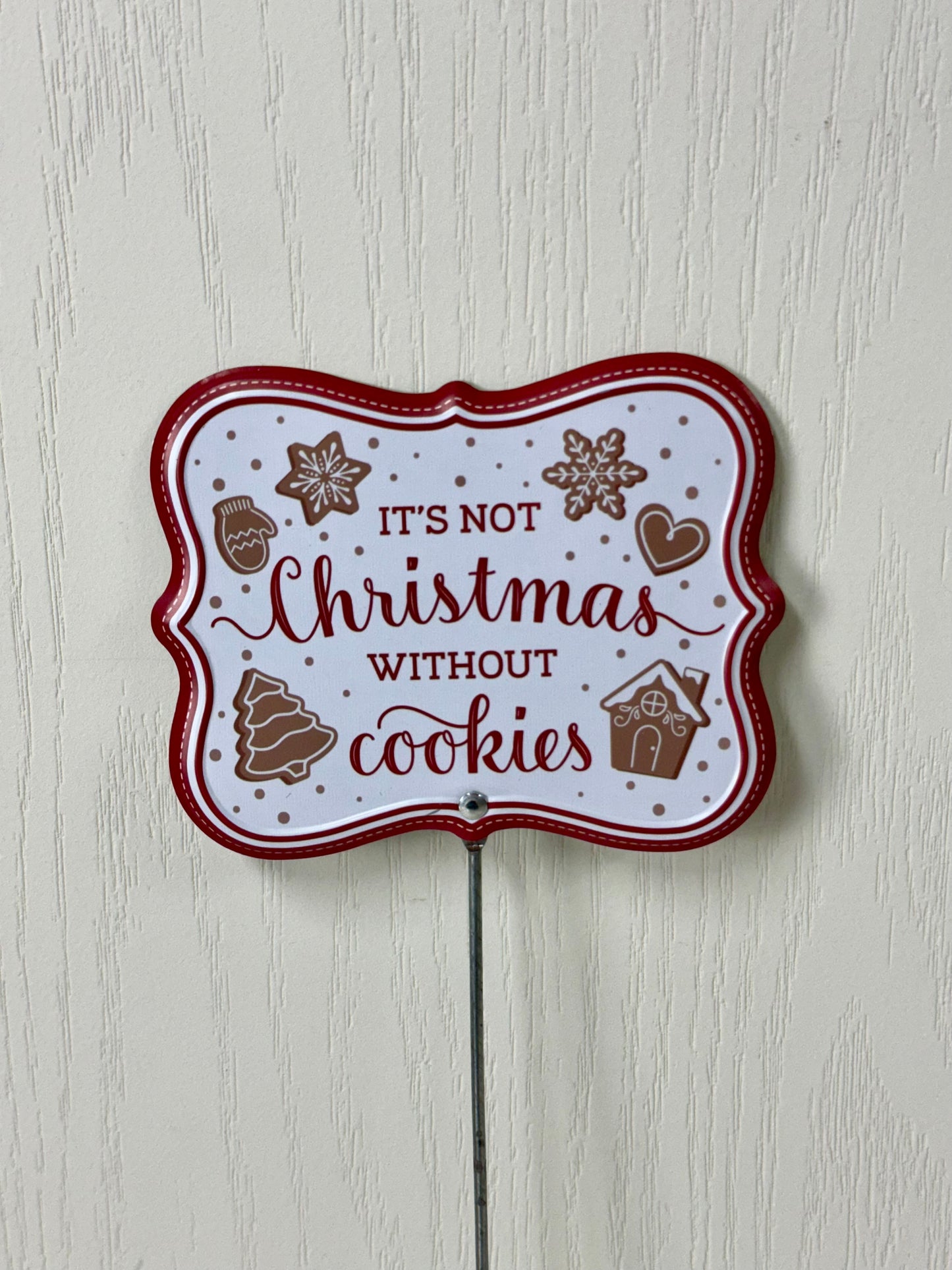 16 Inch Gingerbread Sign Pick