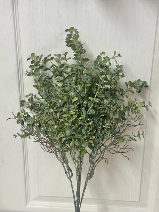 24 Inch Eucalyptus And Twig Green Bush