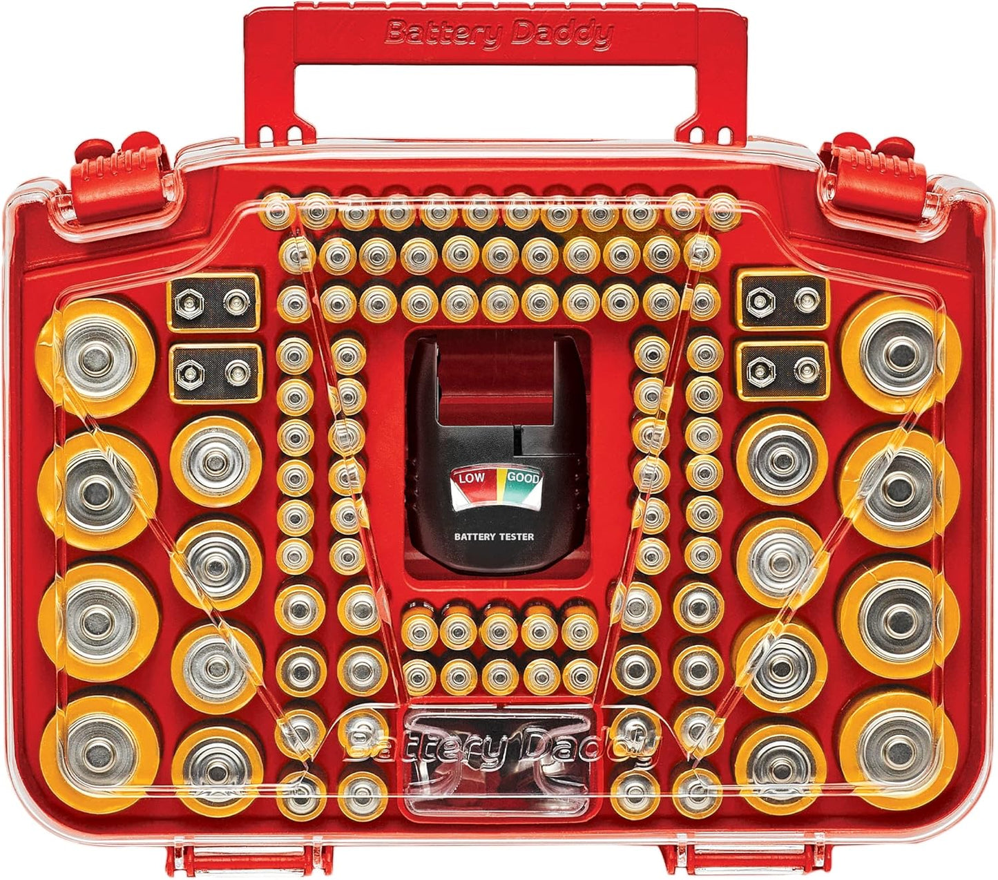 Ontel Battery Daddy Smart Battery Organizer Storage Case