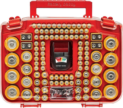 Ontel Battery Daddy Smart Battery Organizer Storage Case